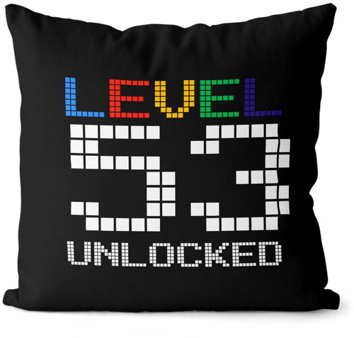 Impar Level unlocked, age 53 - Pillow - Main image