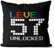 Impar Level unlocked, age 57 - Pillow