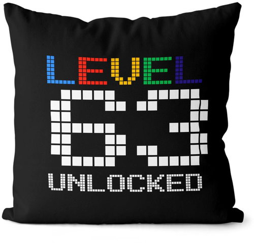 Impar Level unlocked, věk 63 - Pillow - Main image
