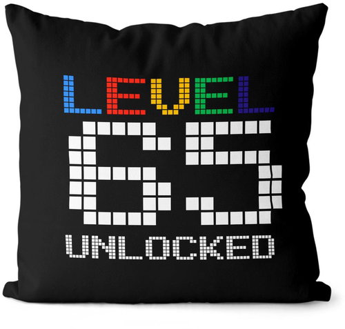 Impar Level unlocked, věk 65 - Pillow - Main image