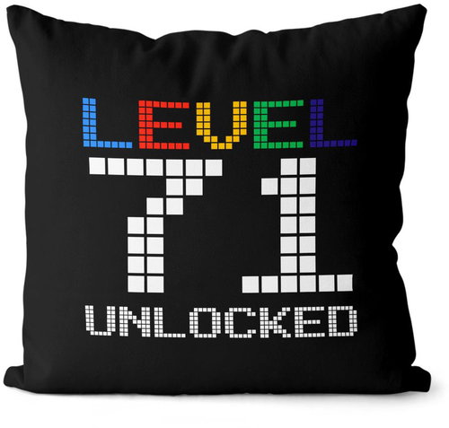 Impar Level unlocked, věk 71 - Pillow - Main image