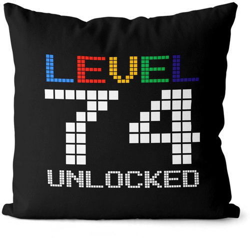 Impar Level unlocked, age 74 - Pillow - Main image