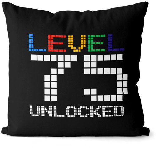 Impar Level unlocked, věk 75 - Polštář - Hlavní obrázek