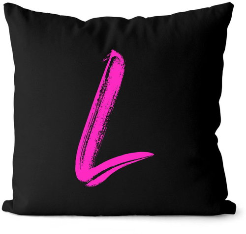 Impar letter L, colour initials pink - Pillow - Main image