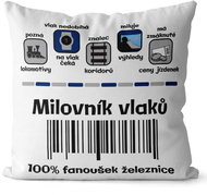Impar Train Lover 100 % - Pillow