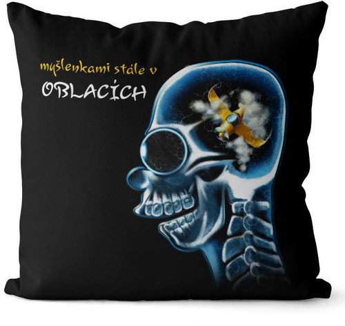 Impar Myšlenkami v oblacích - Polštář - Hlavní obrázek