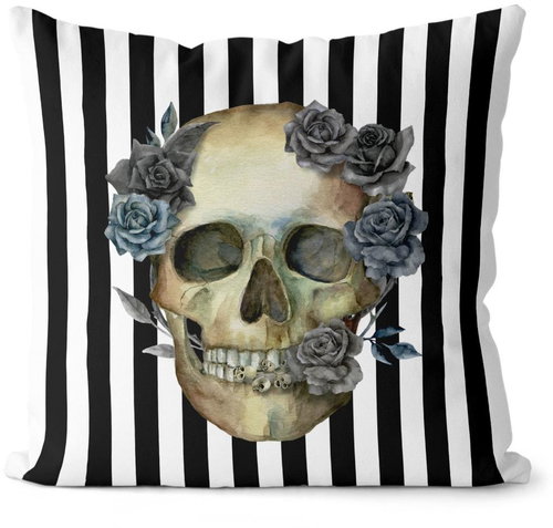 Impar Skull with stripes - Pillow - Main image