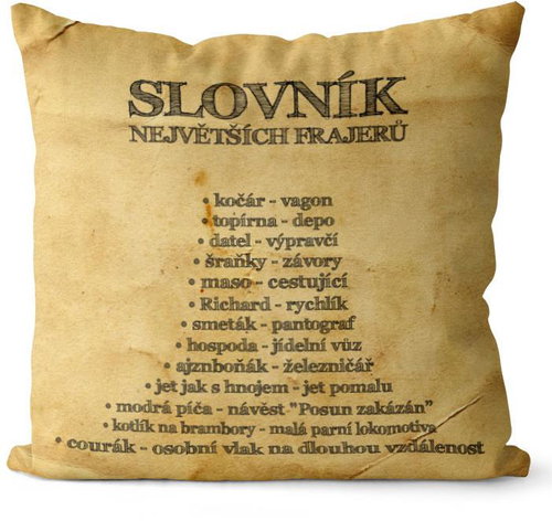 Impar Slovník největších frajerů - Pillow - Main image