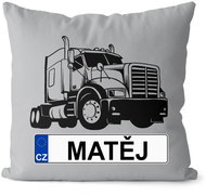 Impar SPZ se jménem, černý kamion, Matěj - Pillow