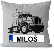 Impar SPZ se jménem, černý kamion, Miloš - Pillow