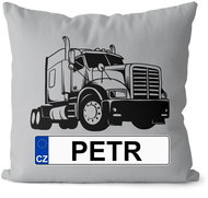 Impar SPZ se jménem, černý kamion, Petr - Pillow