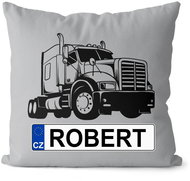 Impar SPZ se jménem, černý kamion, Robert - Pillow