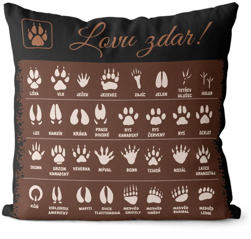 Impar Animal Tracks - Pillow - Main image