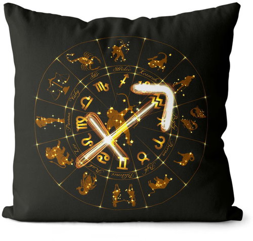 Impar Sign Symbol, Sagittarius (23.11., 21.12. ) - Pillow - Main image