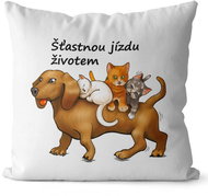 Impar Have a nice ride, dog - Pillow