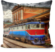 Impar Train in station - Pillow