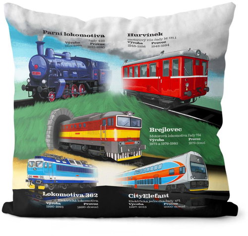 Impar Trains - Pillow - Main image