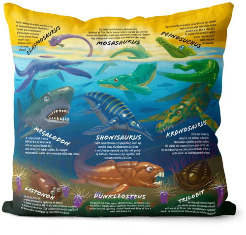 Impar Water Dinosaurs - Pillow - Main image