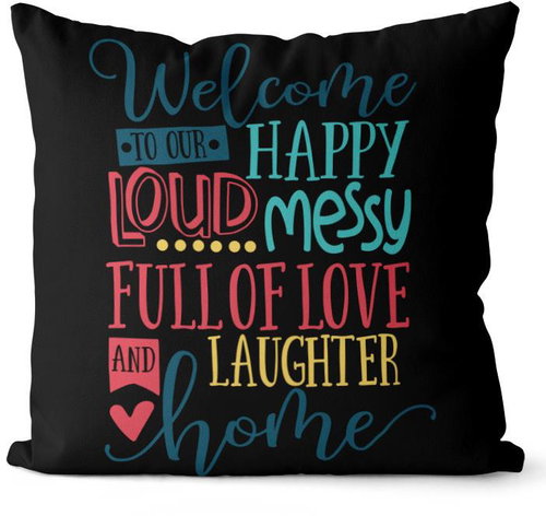 Impar Welcome to our home - Pillow - Main image