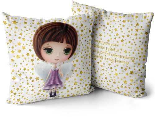 Impar Signs for children, Virgo (Aug 23 - Sep 22 ) - Pillow - Main image