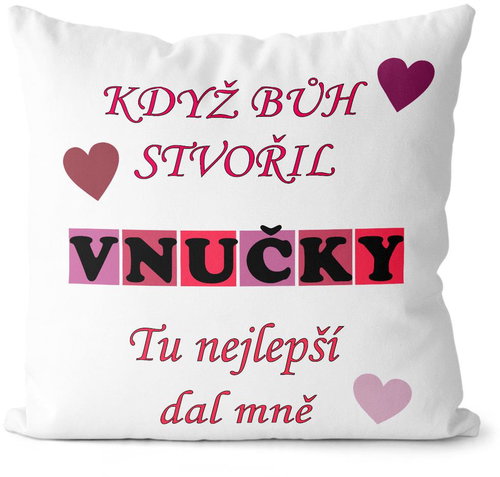 Impar Když bůh stvořil vnučky - Pillow - Main image
