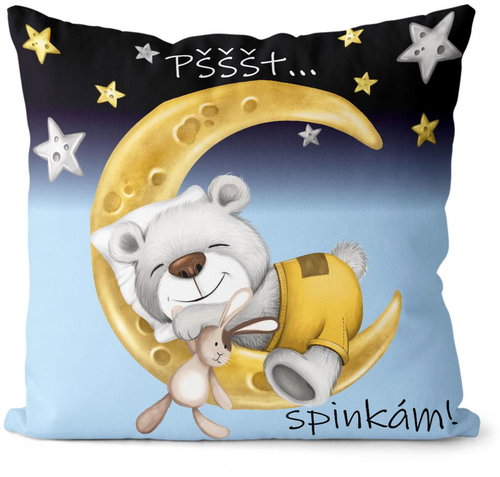 IMPAR Pšššt spinkám – modrá - Pillow - Main image