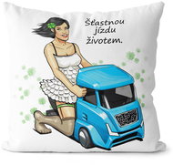Impar Šťastnou jízdu životem, kamion - Pillow