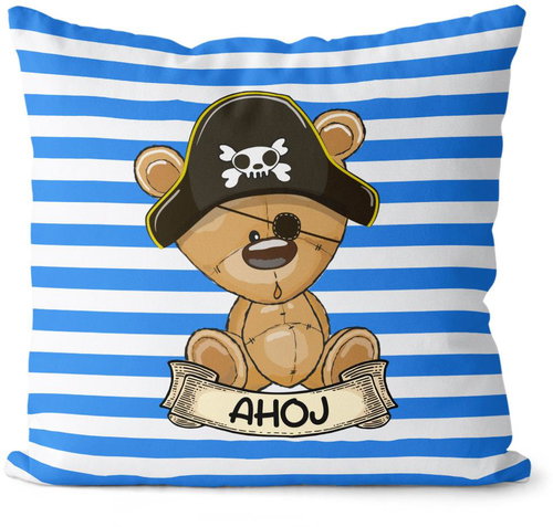 Impar Hi, teddy bear - Pillow - Main image