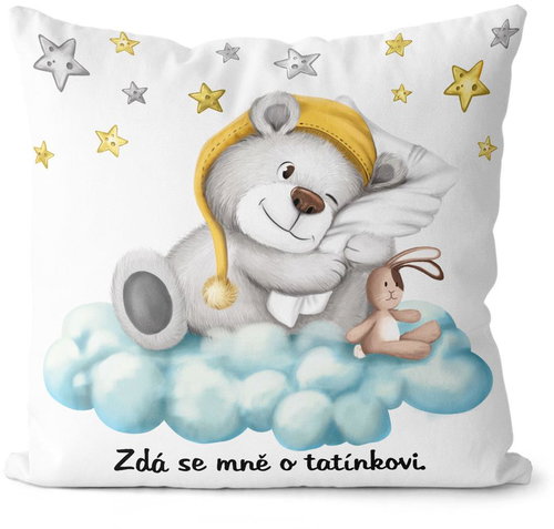 IMPAR Zdá se mně o tatínkovi – bílá - Pillow - Main image