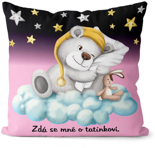 IMPAR Zdá se mně o tatínkovi – růžová - Pillow - Main image