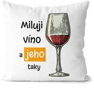 Impar Miluji víno / pivo - Pillow