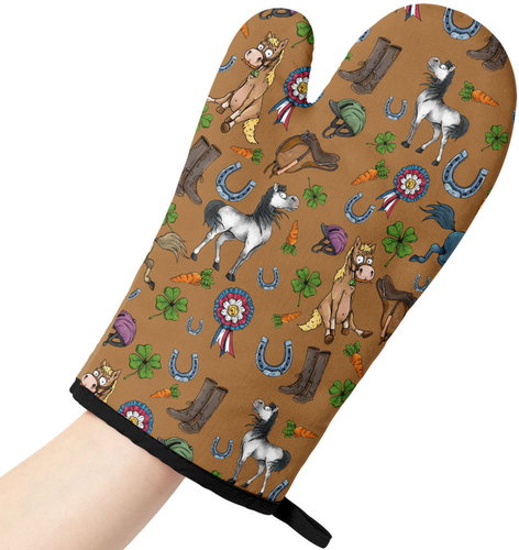 Impar Kuchyňská chňapka Horselover - Oven Mitt - Main image