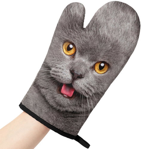 Impar Kuchyňská chňapka Kočičí pohled - Oven Mitt - Main image