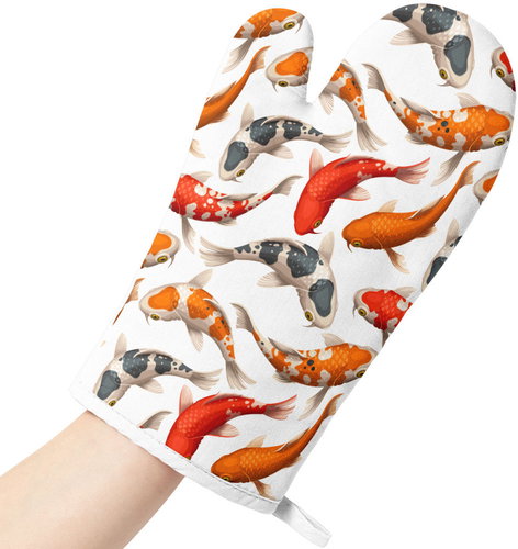 Impar Kuchyňská chňapka Koi kapři - Oven Mitt - Main image