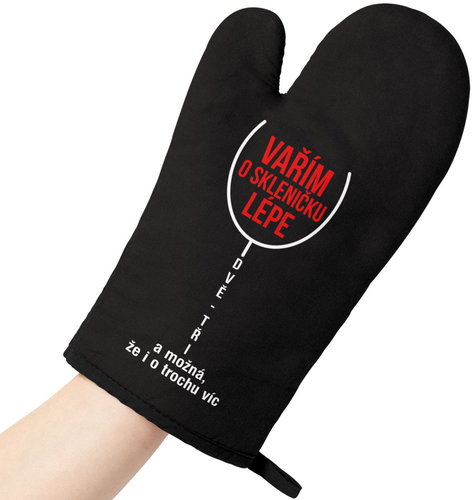 Impar Kuchyňská chňapka O skleničku líp - Oven Mitt - Main image