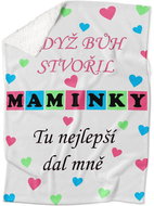 IMPAR Lambskin blanket When God created mothers - Blanket