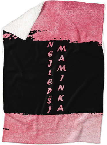 IMPAR Lambskin blanket Maminka - golden pink - Blanket - Main image