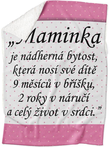 IMPAR Lambskin blanket Mom - Life in the heart - Blanket - Main image