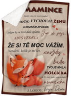 IMPAR Lambskin blanket My mother - foxes - Blanket