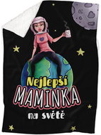 IMPAR Lambskin blanket The best mum on earth - Blanket