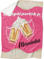 IMPAR Lambskin blanket The best partner is mom - Blanket