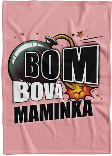 IMPAR Fleece blanket Bomb mama - Blanket - Main image