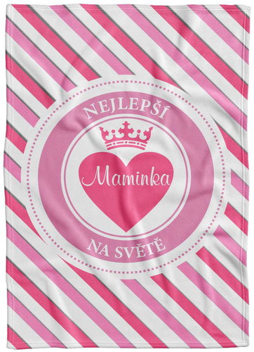 IMPAR Fleece blanket Mom - striped - Blanket - Main image