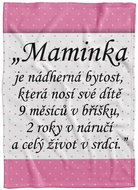 IMPAR Fleece blanket Mom - life in the heart - Blanket