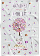 IMPAR Fleece Blanket Mums are like buttons - Blanket