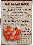 IMPAR Fleece blanket My mother - foxes - Blanket