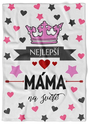 IMPAR Fleece blanket The best mom in the world - Blanket - Main image