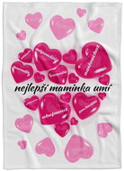 IMPAR Fleece blanket The best mom can do - Blanket