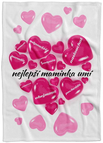 IMPAR Fleece blanket The best mom can do - Blanket - Main image