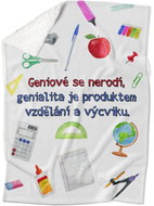 IMPAR lamb blanket Geniuses are not born - Blanket